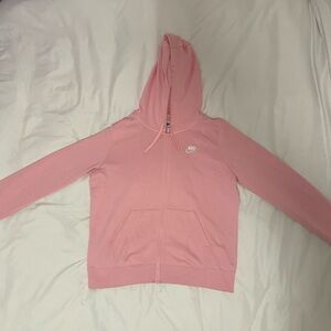 Light Pink Nike Zip up hoodie-